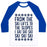 Virgin Teez  Baseball Tee Unisex Classic Baseball Tee / x-small / White/Blue FROM THE SKI LIFTS TO THE SLOPES UNISEX CLASSIC BASEBALL TEE