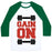 Virgin Teez  Baseball Tee Unisex Classic Baseball Tee / x-small / White/Dark Green GAIN ON UNISEX CLASSIC BASEBALL TEE