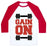 Virgin Teez  Baseball Tee Unisex Classic Baseball Tee / x-small / White/Red GAIN ON UNISEX CLASSIC BASEBALL TEE