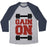 Virgin Teez  Baseball Tee Unisex Tri-Blend Baseball Tee / small / Athletic Gray / Navy GAIN ON UNISEX TRI-BLEND BASEBALL TEE