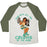 Virgin Teez  Baseball Tee Unisex Tri-Blend Baseball Tee / small / Oatmeal / Moss GAIN WITH ALL THE COLORS OF THE WIND POCAHONTAS PARODY UNISEX TRI-BLEND BASEBALL TEE