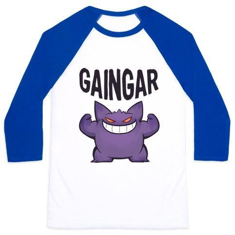 Virgin Teez  Baseball Tee Unisex Classic Baseball Tee / x-small / White/Blue GAINGAR UNISEX CLASSIC BASEBALL TEE