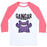 Virgin Teez  Baseball Tee Unisex Classic Baseball Tee / x-small / White/Neon Pink GAINGAR UNISEX CLASSIC BASEBALL TEE
