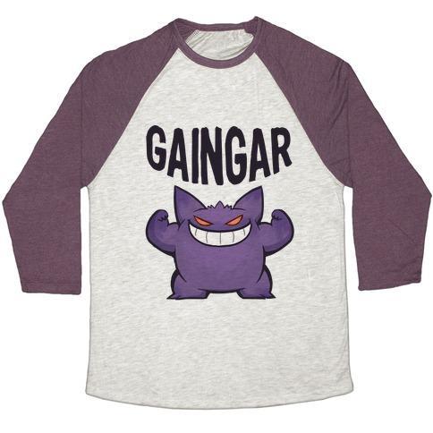 Virgin Teez  Baseball Tee Unisex Tri-Blend Baseball Tee / small / Oatmeal / Maroon GAINGAR UNISEX TRI-BLEND BASEBALL TEE