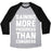 Virgin Teez  Baseball Tee Unisex Tri-Blend Baseball Tee / small / Athletic Gray / Black GAINING MORE PROGRESS THAN CONGRESS UNISEX TRI-BLEND BASEBALL TEE