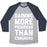 Virgin Teez  Baseball Tee Unisex Tri-Blend Baseball Tee / small / Athletic Gray / Navy GAINING MORE PROGRESS THAN CONGRESS UNISEX TRI-BLEND BASEBALL TEE