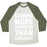 Virgin Teez  Baseball Tee Unisex Tri-Blend Baseball Tee / small / Oatmeal / Moss GAINING MORE PROGRESS THAN CONGRESS UNISEX TRI-BLEND BASEBALL TEE