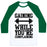 Virgin Teez  Baseball Tee Unisex Classic Baseball Tee / x-small / White/Dark Green GAINING WHILE YOU'RE COMPLAINING UNISEX CLASSIC BASEBALL TEE
