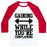 Virgin Teez  Baseball Tee Unisex Classic Baseball Tee / x-small / White/Red GAINING WHILE YOU'RE COMPLAINING UNISEX CLASSIC BASEBALL TEE