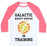 Virgin Teez  Baseball Tee Unisex Classic Baseball Tee / x-small / White/Neon Pink GALATIC BOUNTY HUNTER IN TRAINING UNISEX CLASSIC BASEBALL TEE