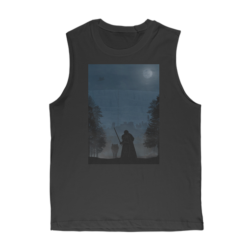 VIRGIN TEEZ Tank Tops Black / Unisex / S Game of Thrones - Jon Snow Premium Adult Muscle Top