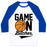 Virgin Teez  Baseball Tee Unisex Classic Baseball Tee / x-small / White/Blue GAME ON BITCHES BASKETBALL UNISEX CLASSIC BASEBALL TEE