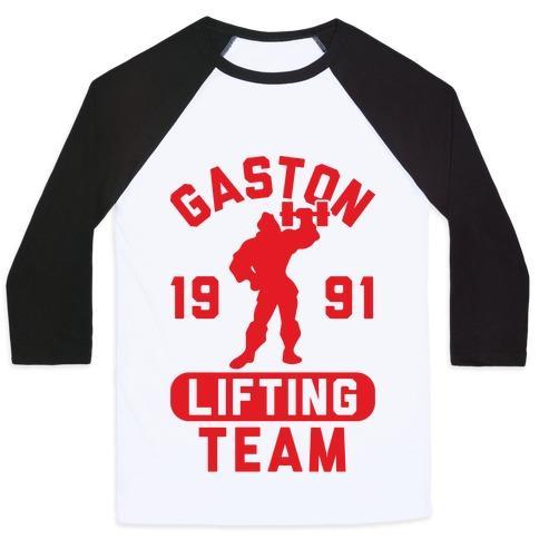 Virgin Teez  Baseball Tee Unisex Classic Baseball Tee / x-small / White/Black GASTON LIFTING TEAM UNISEX CLASSIC BASEBALL TEE