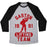 Virgin Teez  Baseball Tee Unisex Tri-Blend Baseball Tee / small / Athletic Gray / Black GASTON LIFTING TEAM UNISEX TRI-BLEND BASEBALL TEE