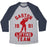 Virgin Teez  Baseball Tee Unisex Tri-Blend Baseball Tee / small / Athletic Gray / Navy GASTON LIFTING TEAM UNISEX TRI-BLEND BASEBALL TEE