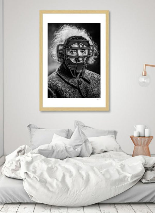 LUVD Framed Art Prints Genius is Catching  Frame