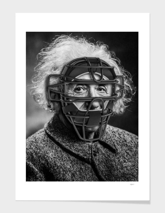 LUVD Framed Art Prints Genius is Catching  Frame
