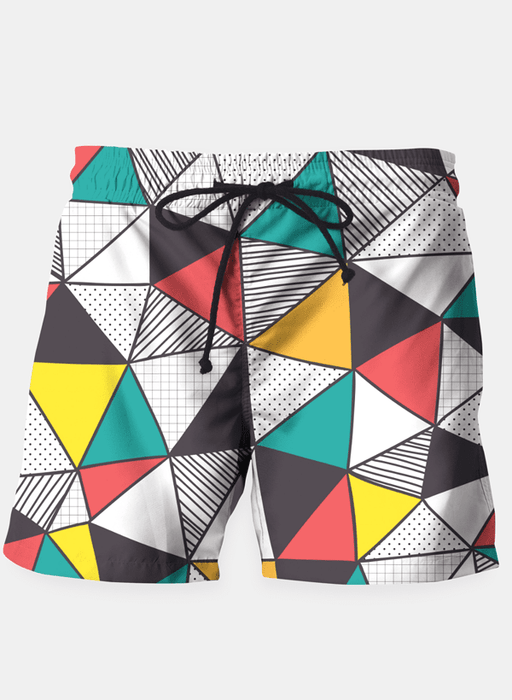 Ayaz Ahmed Shorts Geometric and colorful pattern Shorts