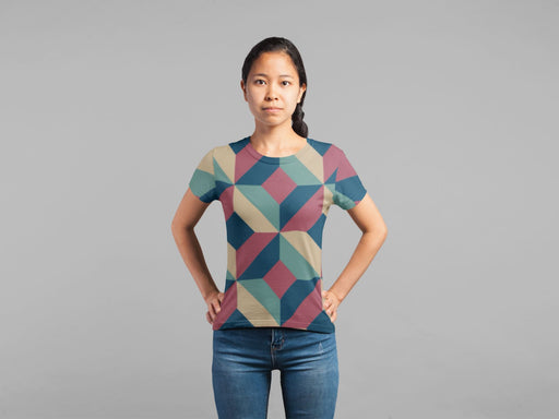 Geometric 1 poster Classic Sublimation Women's T-Shirt
