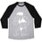 Virgin Teez  Baseball Tee Unisex Tri-Blend Baseball Tee / small / Athletic Gray / Black GET BUFF UNISEX TRI-BLEND BASEBALL TEE