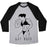Virgin Teez  Baseball Tee Unisex Tri-Blend Baseball Tee / small / Athletic Gray / Black GET BUFF UNISEX TRI-BLEND BASEBALL TEE