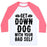 Virgin Teez  Baseball Tee Unisex Classic Baseball Tee / x-small / White/Neon Pink GET DOWN DOG WITH YOUR BAD SELF UNISEX CLASSIC BASEBALL TEE