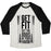 Virgin Teez  Baseball Tee Unisex Tri-Blend Baseball Tee / small / Oatmeal / Black GET FIT SET THE ODDS IN YOUR FAVOR UNISEX TRI-BLEND BASEBALL TEE