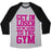 Virgin Teez  Baseball Tee Unisex Tri-Blend Baseball Tee / small / Athletic Gray / Black GET IN LOSER WE'RE GOING TO THE GYM UNISEX TRI-BLEND BASEBALL TEE