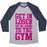 Virgin Teez  Baseball Tee Unisex Tri-Blend Baseball Tee / small / Athletic Gray / Navy GET IN LOSER WE'RE GOING TO THE GYM UNISEX TRI-BLEND BASEBALL TEE