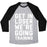 Virgin Teez  Baseball Tee Unisex Tri-Blend Baseball Tee / small / Athletic Gray / Black GET IN LOSER WE'RE GOING TRAINING UNISEX TRI-BLEND BASEBALL TEE