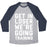 Virgin Teez  Baseball Tee Unisex Tri-Blend Baseball Tee / small / Athletic Gray / Navy GET IN LOSER WE'RE GOING TRAINING UNISEX TRI-BLEND BASEBALL TEE