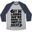 Virgin Teez  Baseball Tee Unisex Tri-Blend Baseball Tee / small / Athletic Gray / Navy GET IN LOSERS WE'RE GOING TO WATCH HOCKEY UNISEX TRI-BLEND BASEBALL TEE