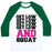 Virgin Teez  Baseball Tee Unisex Classic Baseball Tee / x-small / White/Dark Green GET LOW GET LOW SQUAT UNISEX CLASSIC BASEBALL TEE