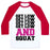 Virgin Teez  Baseball Tee Unisex Classic Baseball Tee / x-small / White/Red GET LOW GET LOW SQUAT UNISEX CLASSIC BASEBALL TEE