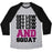 Virgin Teez  Baseball Tee Unisex Tri-Blend Baseball Tee / small / Athletic Gray / Black GET LOW GET LOW SQUAT UNISEX TRI-BLEND BASEBALL TEE
