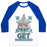 Virgin Teez  Baseball Tee Unisex Classic Baseball Tee / x-small / White/Blue GET SHREDDED UNISEX CLASSIC BASEBALL TEE