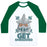 Virgin Teez  Baseball Tee Unisex Classic Baseball Tee / x-small / White/Dark Green GET SHREDDED UNISEX CLASSIC BASEBALL TEE