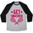 Virgin Teez  Baseball Tee Unisex Tri-Blend Baseball Tee / small / Athletic Gray / Black GET SMASHED UNISEX TRI-BLEND BASEBALL TEE