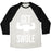 Virgin Teez  Baseball Tee Unisex Tri-Blend Baseball Tee / small / Oatmeal / Black GET SWOLE UNISEX TRI-BLEND BASEBALL TEE