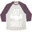 Virgin Teez  Baseball Tee Unisex Tri-Blend Baseball Tee / small / Oatmeal / Maroon GET SWOLE UNISEX TRI-BLEND BASEBALL TEE