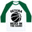 Virgin Teez  Baseball Tee Unisex Classic Baseball Tee / x-small / White/Dark Green GETCHA HEAD IN THE GAME! UNISEX CLASSIC BASEBALL TEE