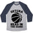 Virgin Teez  Baseball Tee Unisex Tri-Blend Baseball Tee / small / Athletic Gray / Navy GETCHA HEAD IN THE GAME! UNISEX TRI-BLEND BASEBALL TEE