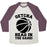 Virgin Teez  Baseball Tee Unisex Tri-Blend Baseball Tee / small / Oatmeal / Maroon GETCHA HEAD IN THE GAME! UNISEX TRI-BLEND BASEBALL TEE