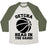 Virgin Teez  Baseball Tee Unisex Tri-Blend Baseball Tee / small / Oatmeal / Moss GETCHA HEAD IN THE GAME! UNISEX TRI-BLEND BASEBALL TEE