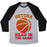 Virgin Teez  Baseball Tee Unisex Tri-Blend Baseball Tee / small / Athletic Gray / Black GETCHA HEAD IN THE GAME! UNISEX TRI-BLEND BASEBALL TEE