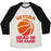 Virgin Teez  Baseball Tee Unisex Tri-Blend Baseball Tee / small / Oatmeal / Black GETCHA HEAD IN THE GAME! UNISEX TRI-BLEND BASEBALL TEE