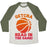 Virgin Teez  Baseball Tee Unisex Tri-Blend Baseball Tee / small / Oatmeal / Moss GETCHA HEAD IN THE GAME! UNISEX TRI-BLEND BASEBALL TEE