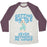 Virgin Teez  Baseball Tee Unisex Tri-Blend Baseball Tee / small / Oatmeal / Maroon GETTIN SWOLE NEVER BOTHERED ME ANYWAY UNISEX TRI-BLEND BASEBALL TEE
