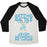 Virgin Teez  Baseball Tee Unisex Tri-Blend Baseball Tee / small / Oatmeal / Black GETTIN SWOLE NEVER BOTHERED ME ANYWAY UNISEX TRI-BLEND BASEBALL TEE