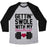 Virgin Teez  Baseball Tee Unisex Tri-Blend Baseball Tee / small / Athletic Gray / Black GETTIN' SWOLE WITH MY SWEETHEART UNISEX TRI-BLEND BASEBALL TEE